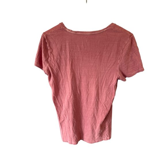 Lucky Brand Women's Floral Graphic Tee Pink Small Feminine Casual T Shirt - Picture 4 of 5